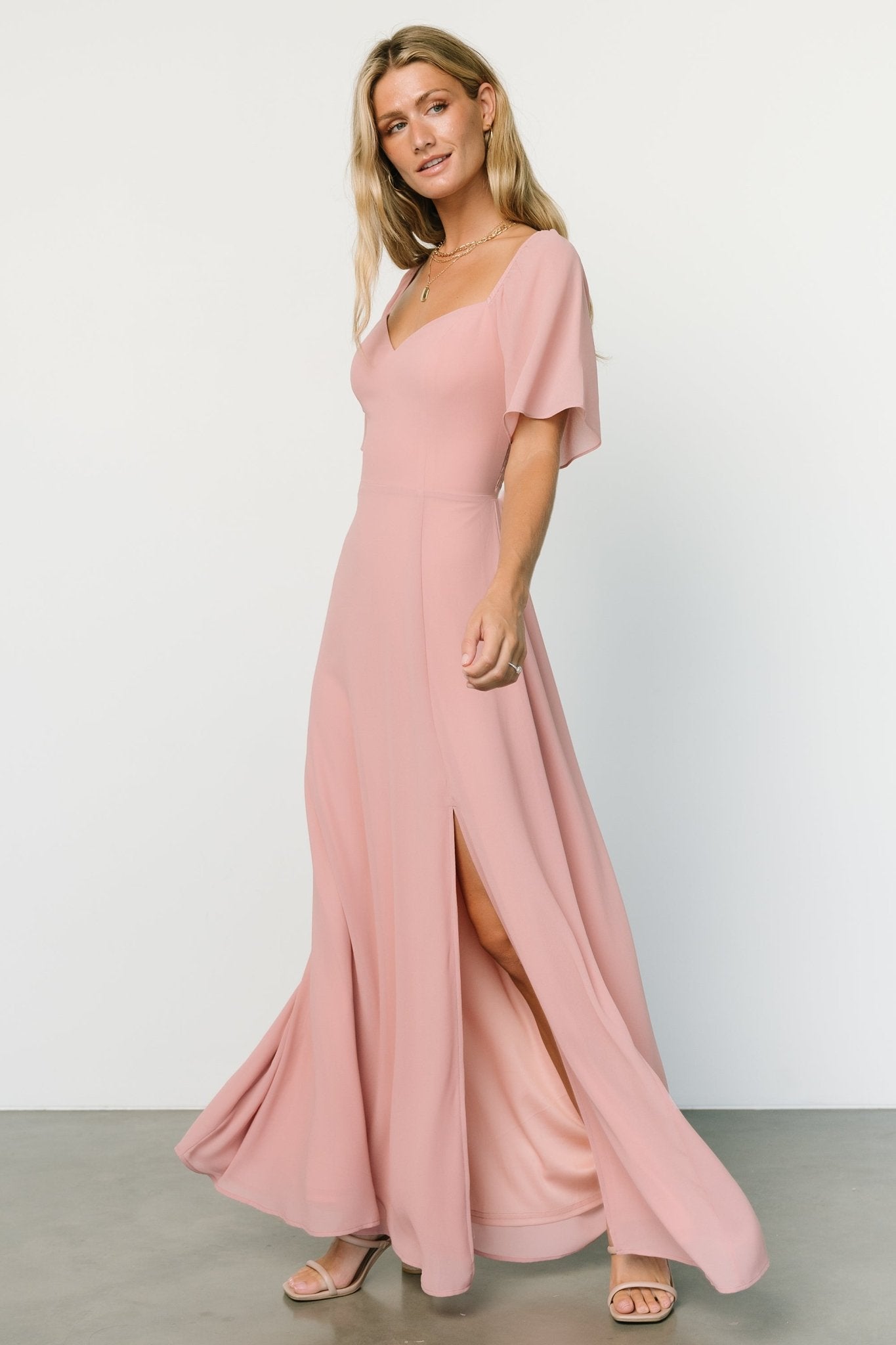 Sierra Sweetheart Maxi Dress | Blush - Baltic Born