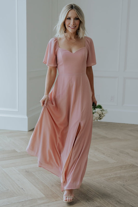 Sierra Sweetheart Maxi Dress | Blush - Baltic Born