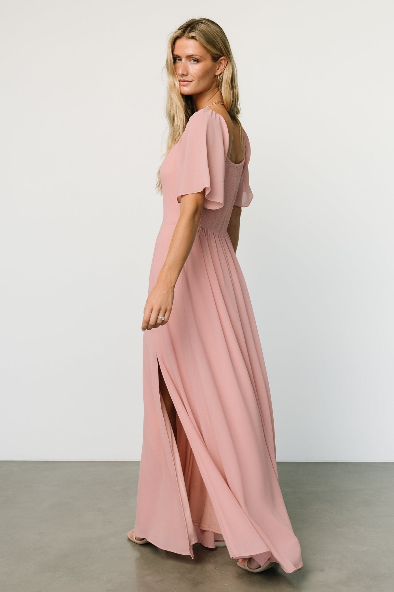 Sierra Sweetheart Maxi Dress | Blush - Baltic Born