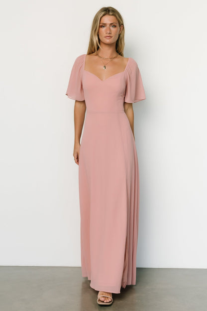 Sierra Sweetheart Maxi Dress | Blush - Baltic Born