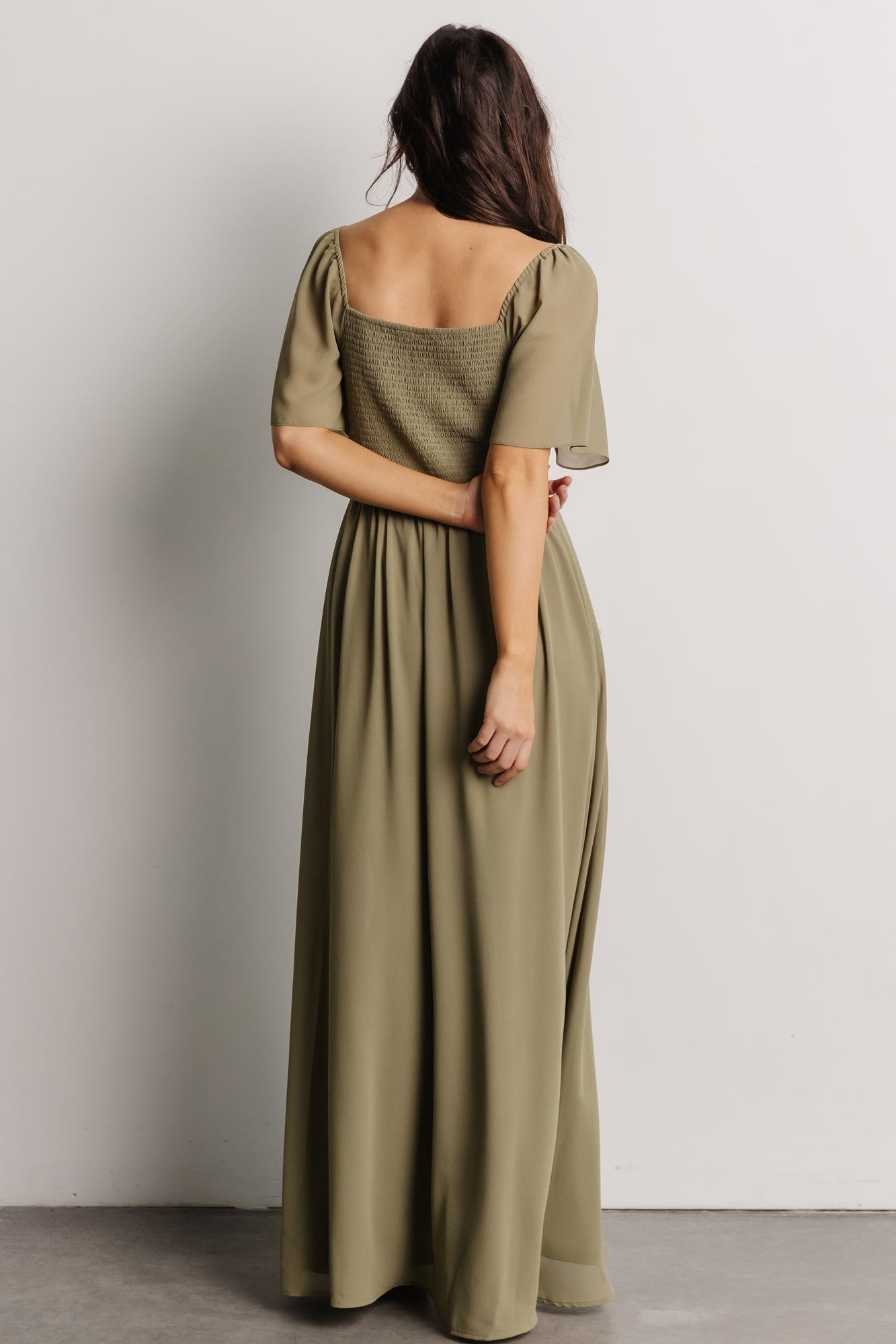 Sierra Sweetheart Maxi Dress | Dusty Olive - Baltic Born