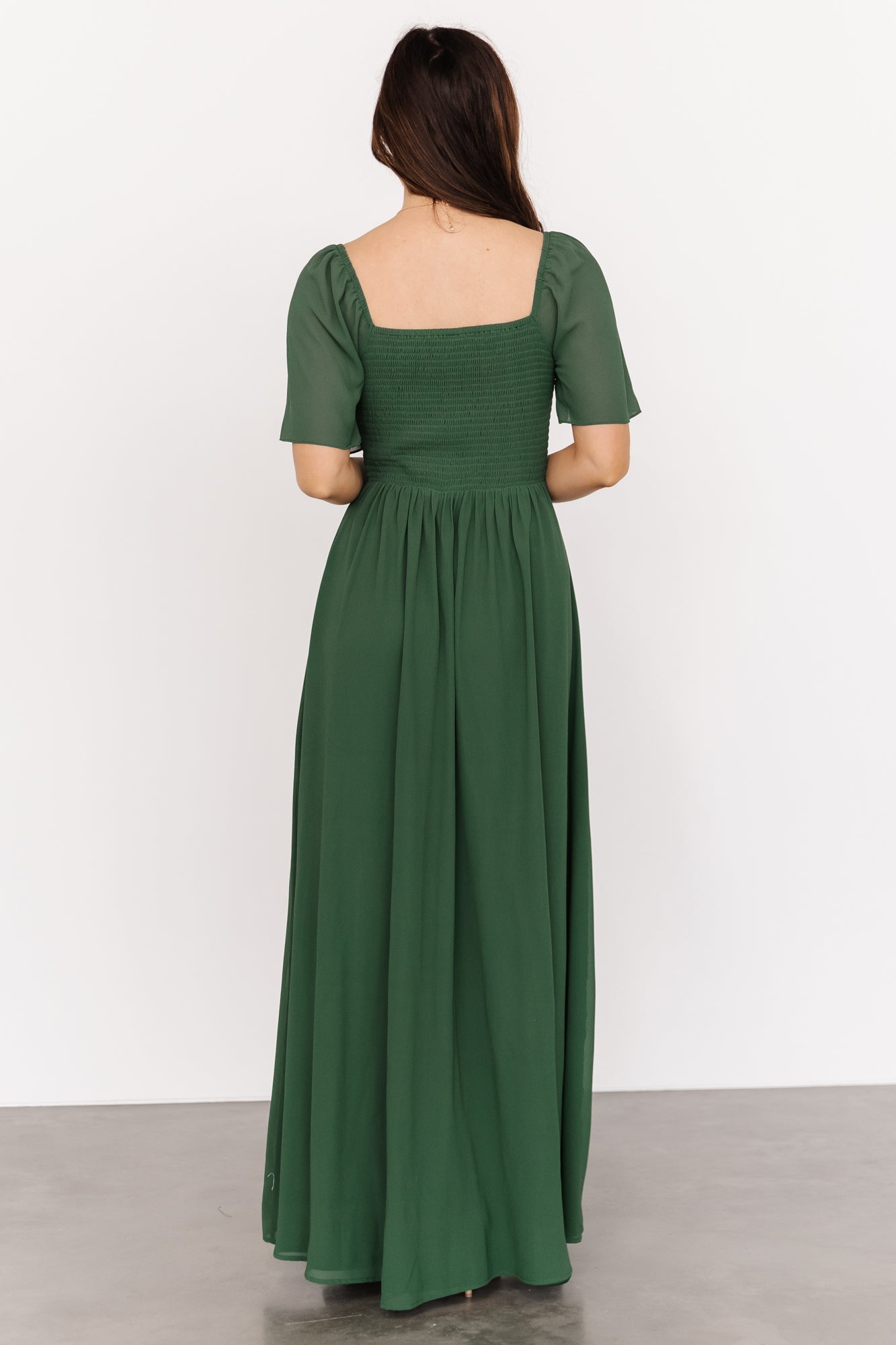 Sierra Sweetheart Maxi Dress | Evergreen - Baltic Born