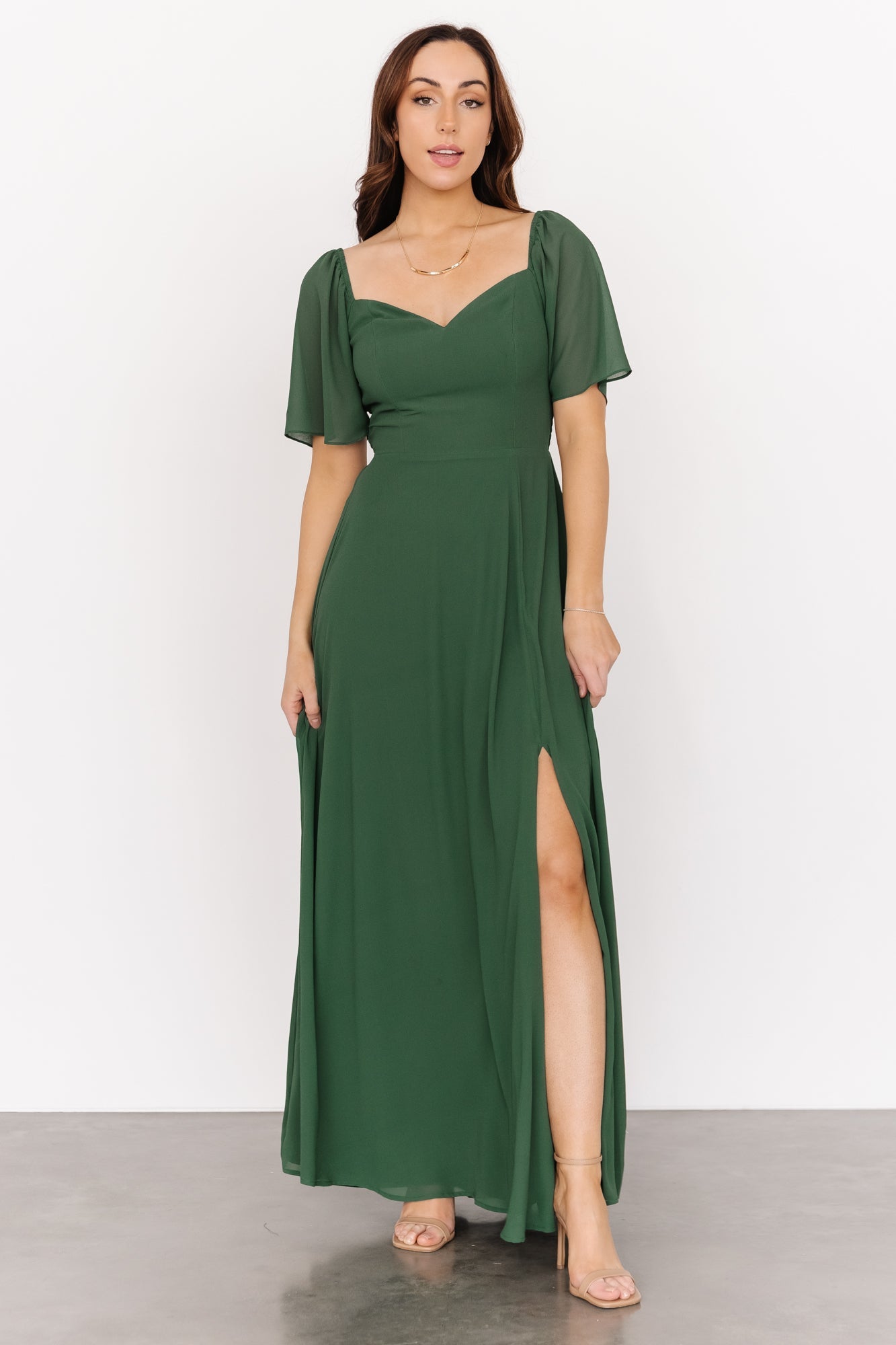 Sierra Sweetheart Maxi Dress | Evergreen | Baltic Born