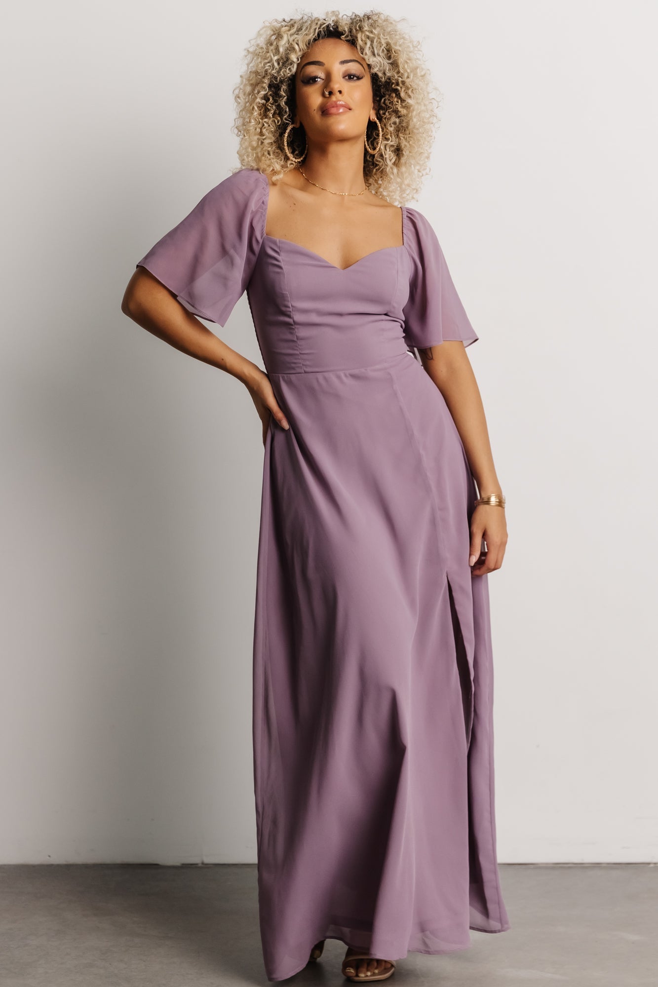 Baltic Born Womens Sierra Sweetheart Maxi Dress | Lilac | Size: Small Baltic Born Womens Sierra Sweetheart Maxi Dress | Lilac | Size: Small