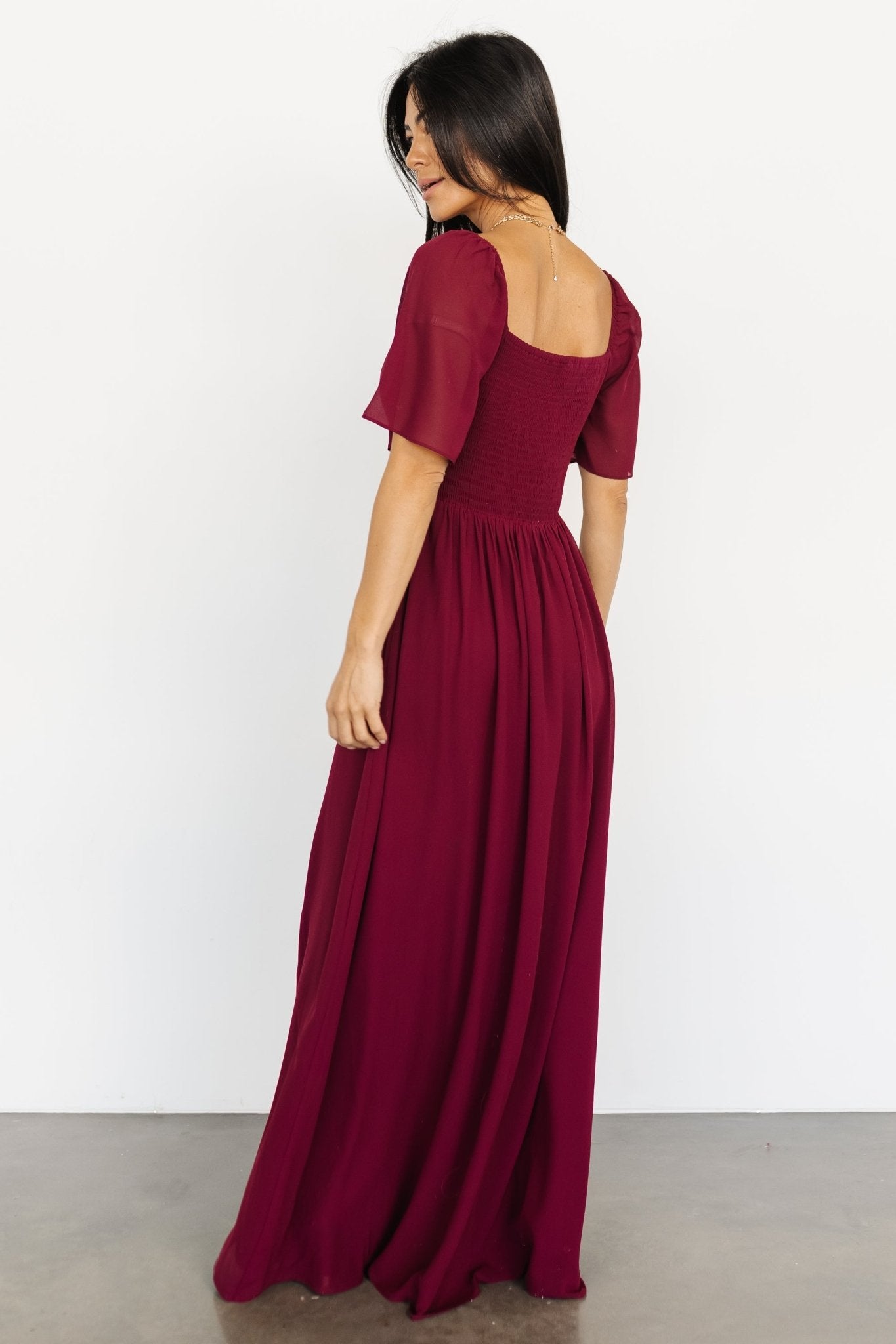 Sierra Sweetheart Maxi Dress | Mulberry - Baltic Born