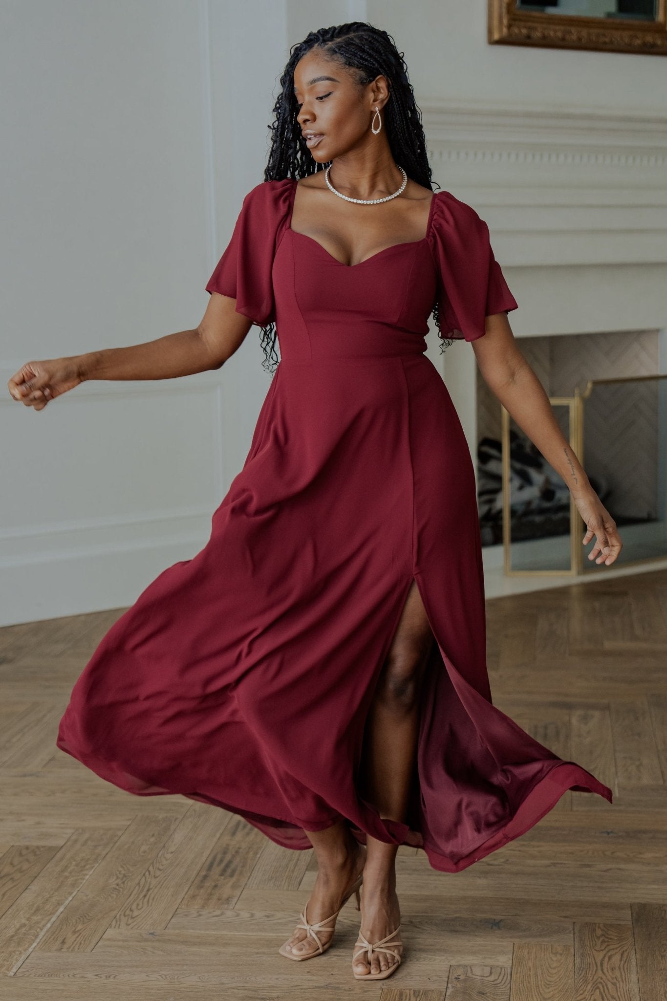 Baltic Born Womens Sierra Sweetheart Maxi Dress | Mulberry | Size: Small Baltic Born Womens Sierra Sweetheart Maxi Dress | Mulberry | Size: Small
