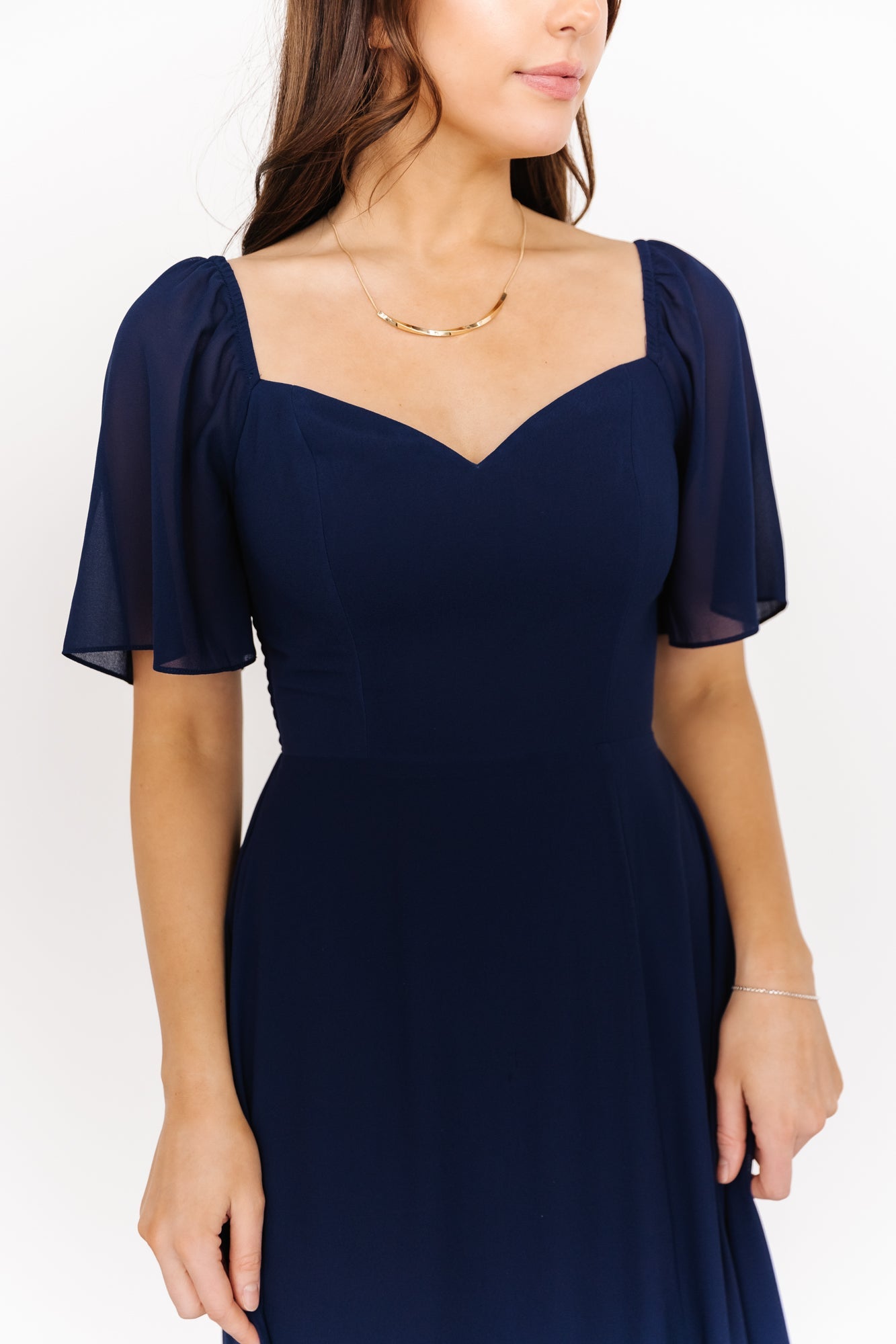 Sierra Sweetheart Maxi Dress | Navy - Baltic Born