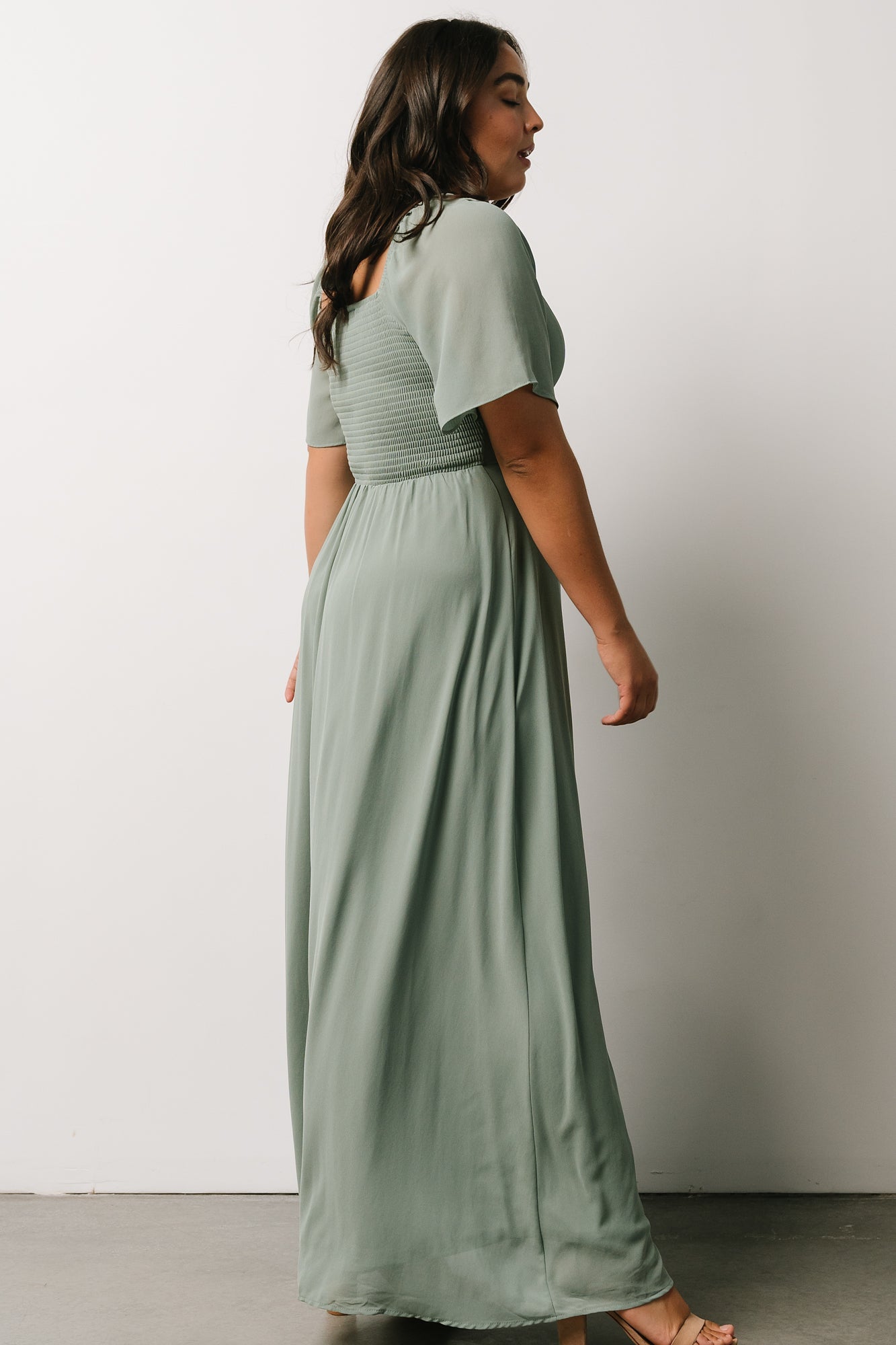 Sierra Sweetheart Maxi Dress | Sage - Baltic Born