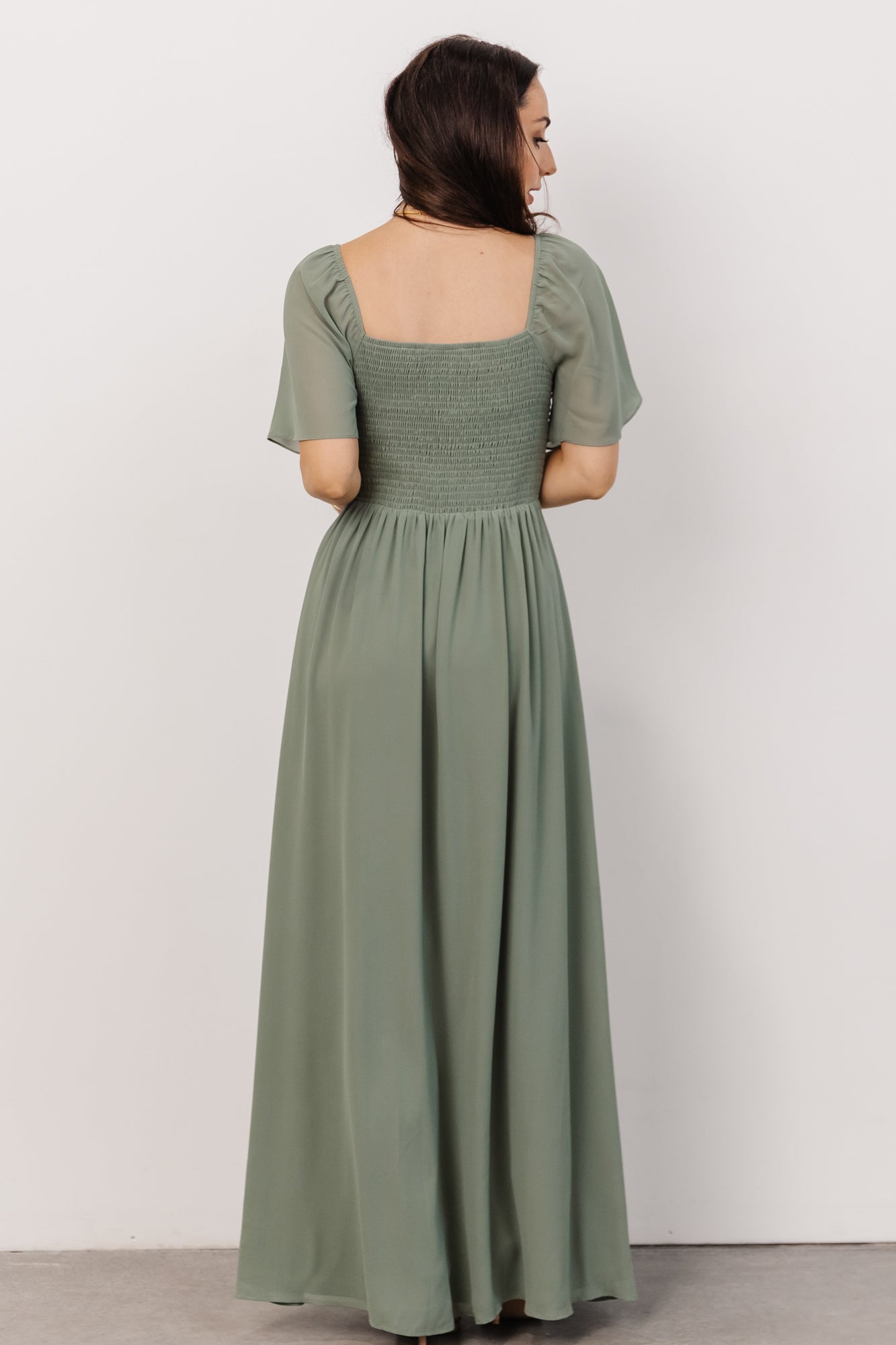 Sierra Sweetheart Maxi Dress | Sage - Baltic Born