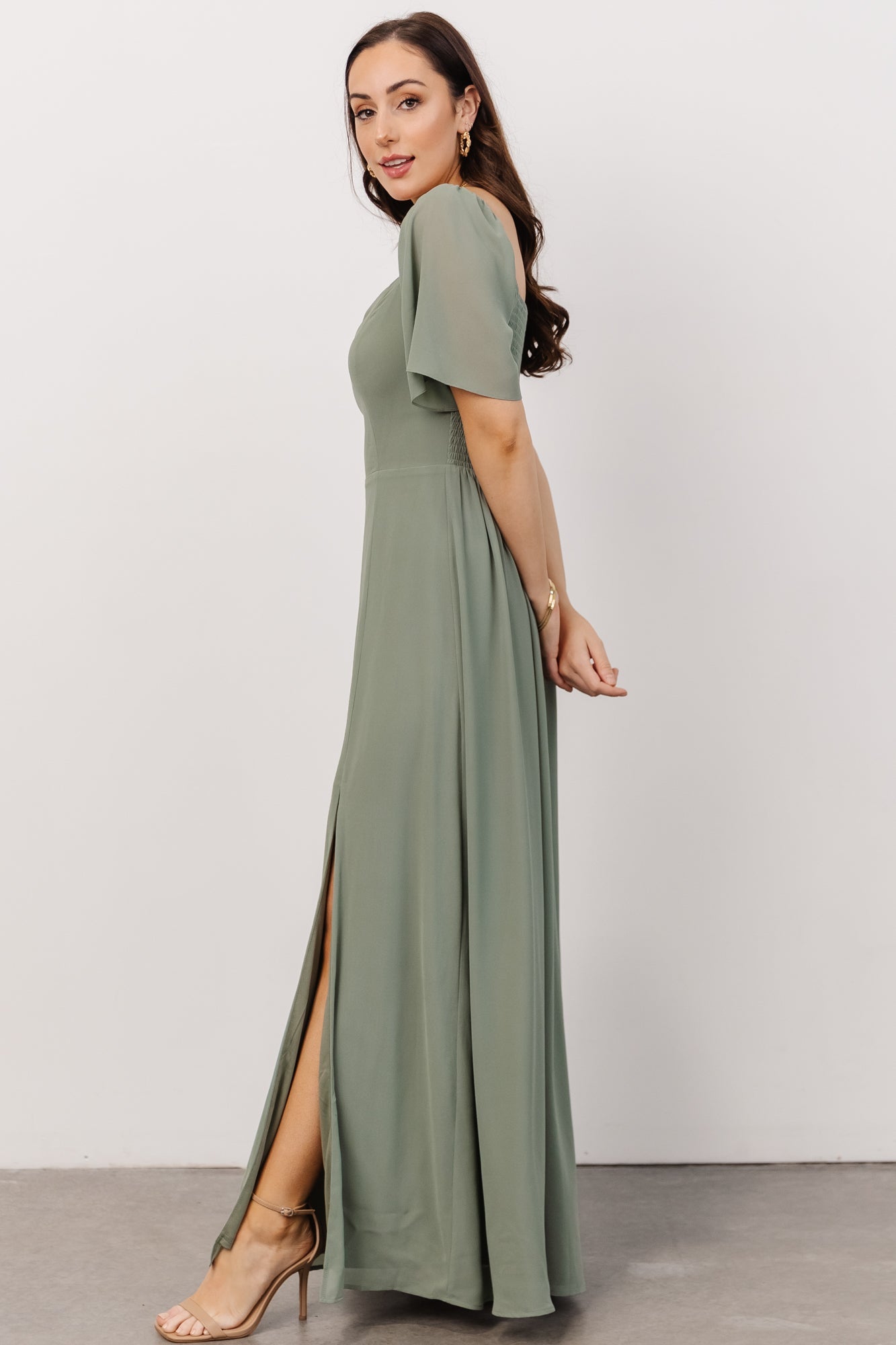 Sierra Sweetheart Maxi Dress | Sage - Baltic Born