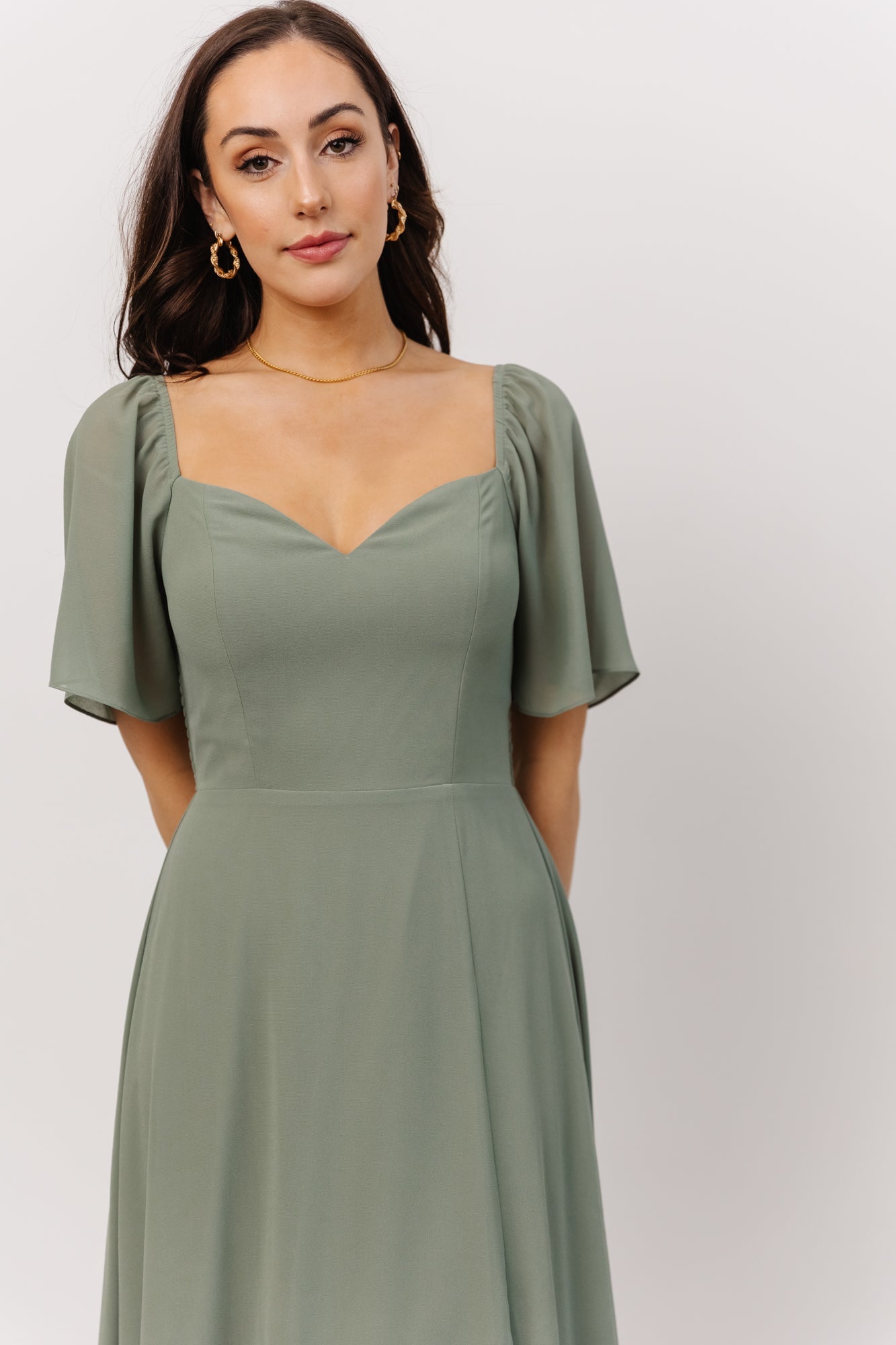 Sierra Sweetheart Maxi Dress | Sage - Baltic Born