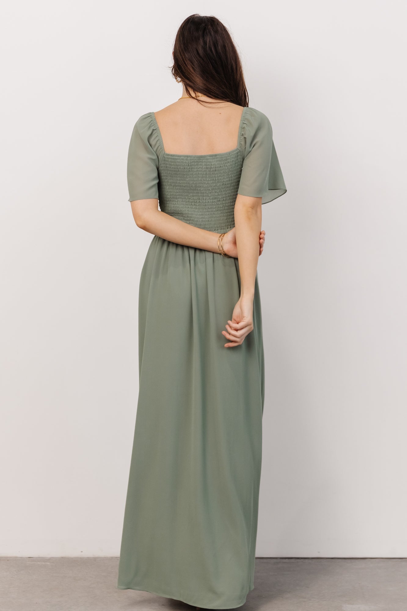 Sierra Sweetheart Maxi Dress | Sage - Baltic Born