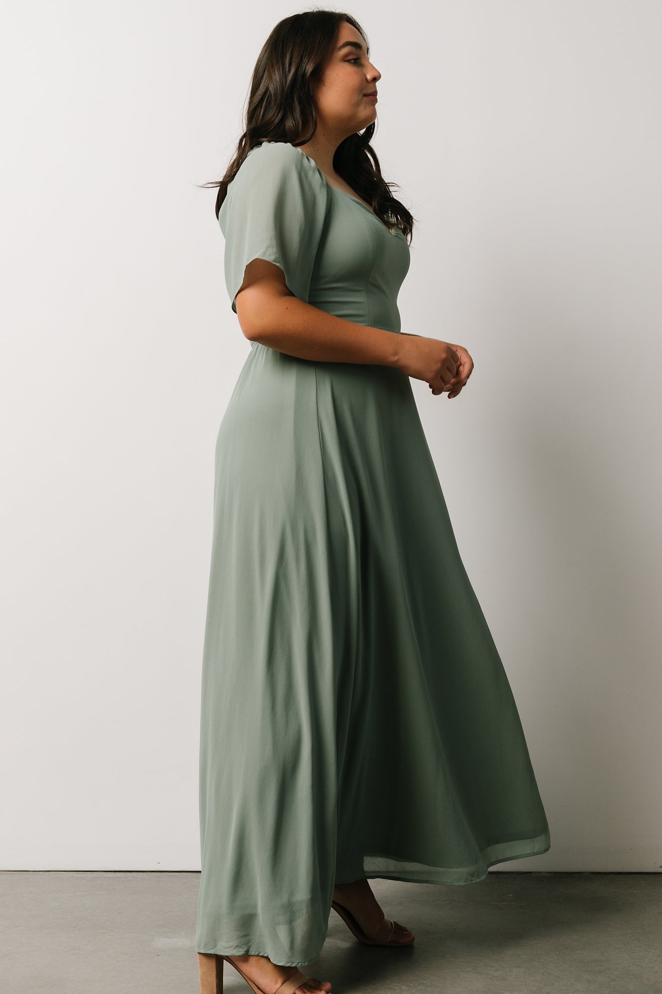 Sierra Sweetheart Maxi Dress | Sage - Baltic Born