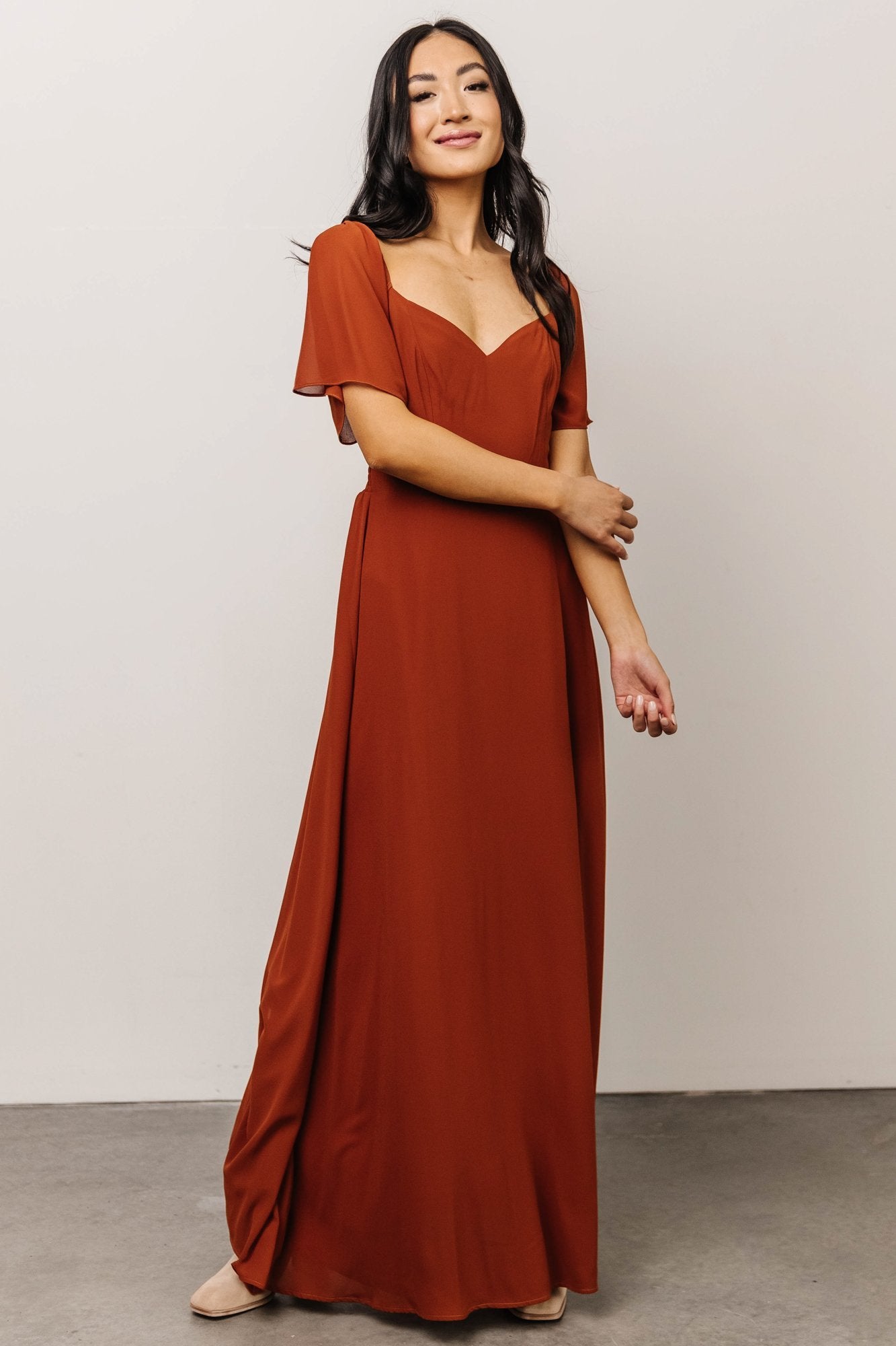 Sierra Sweetheart Maxi Dress | Spice - Baltic Born