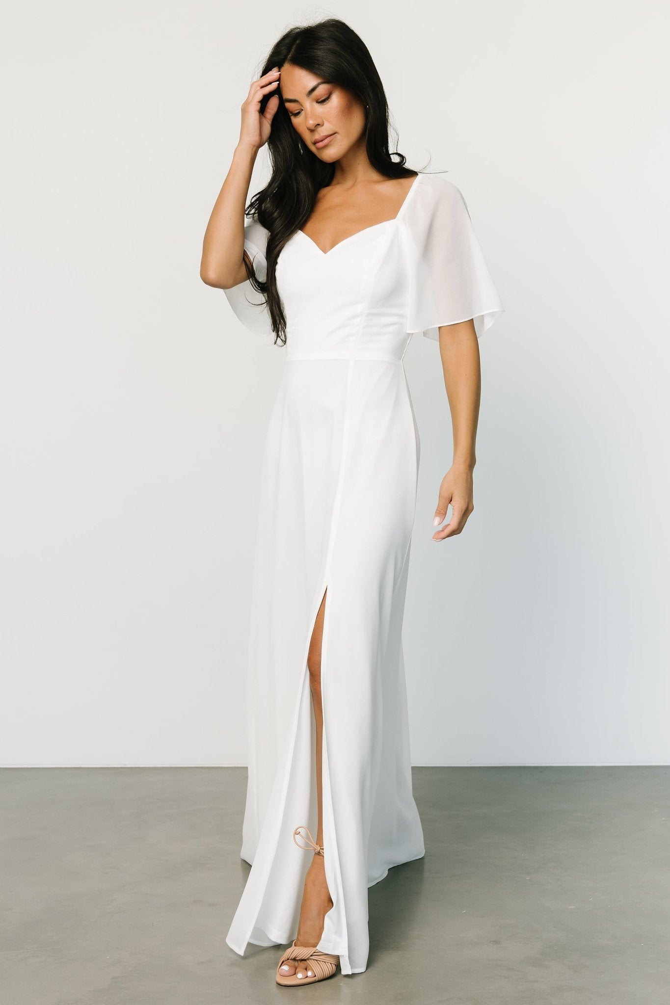 Sierra Sweetheart Maxi Dress | White Sierra Sweetheart Maxi Dress | White