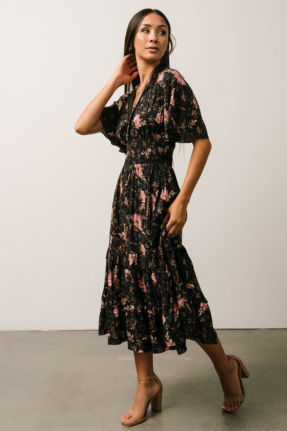 Spell Boho Midi Dress | Midnight Garden - Baltic Born