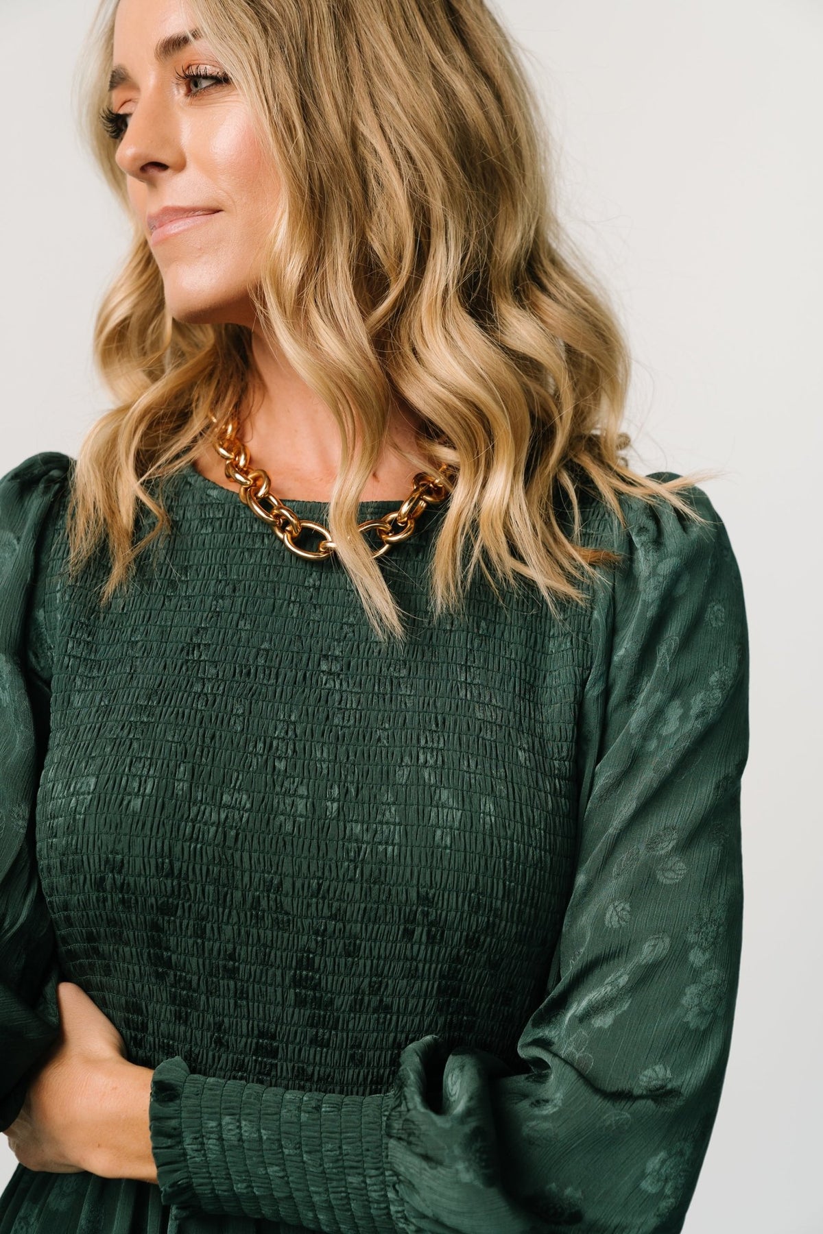 Stockholm Smocked Dress | Dark Green – Baltic Born