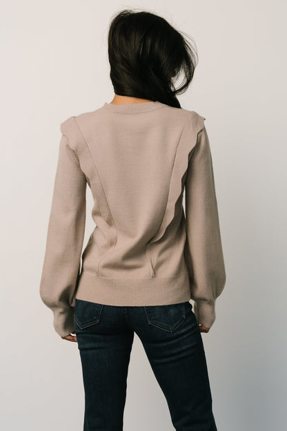 Stowe Sweater | Latte - Baltic Born