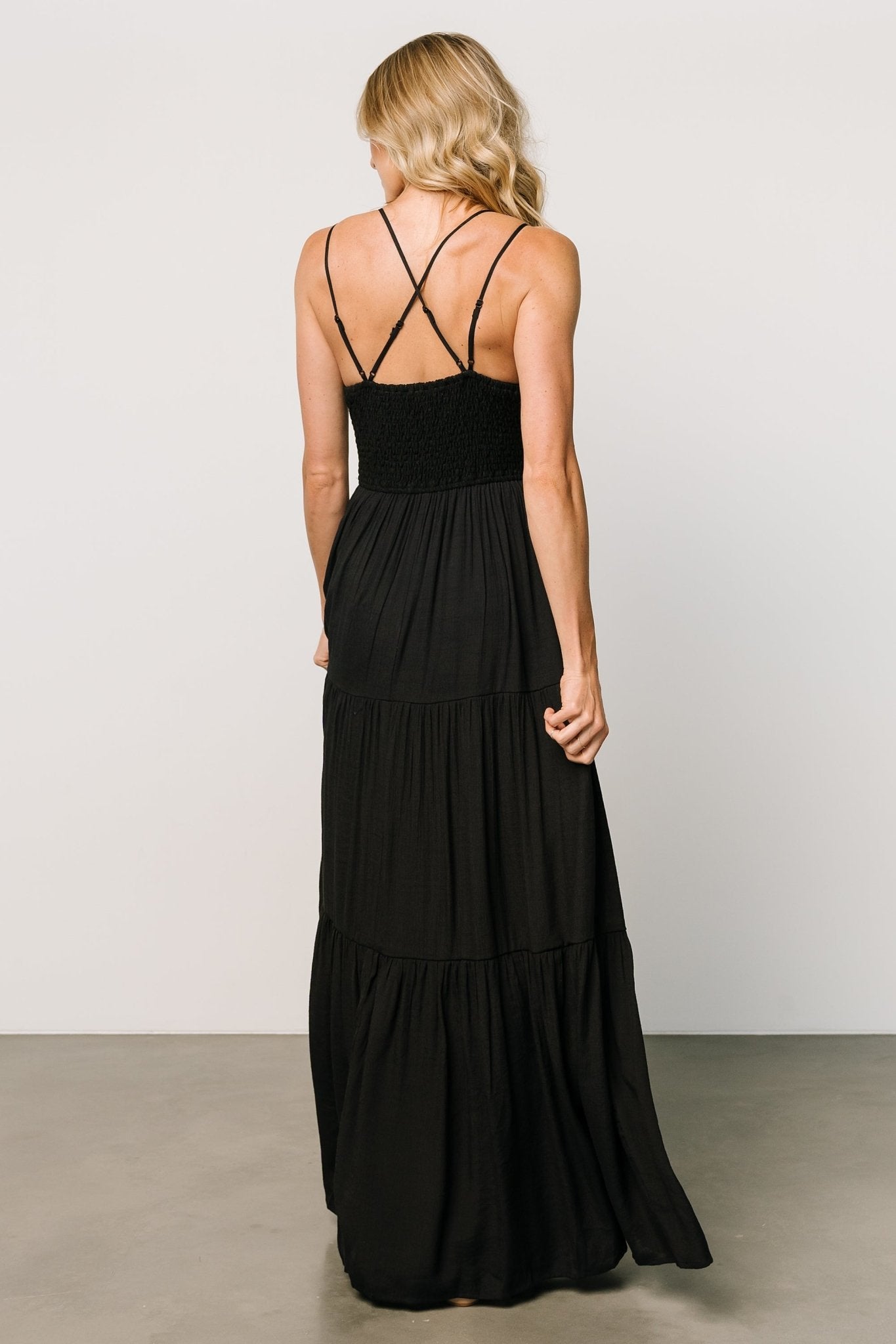 Summerlin Lace Top Maxi Dress | Black - Baltic Born