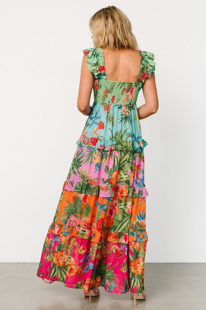 Sundara Tiered Maxi Dress | Multi - Baltic Born