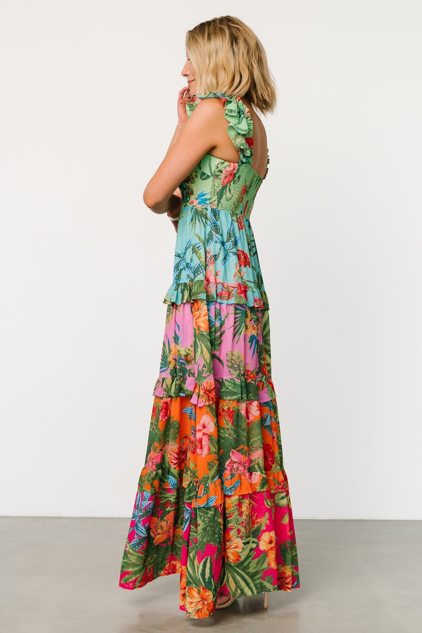 Sundara Tiered Maxi Dress | Multi - Baltic Born