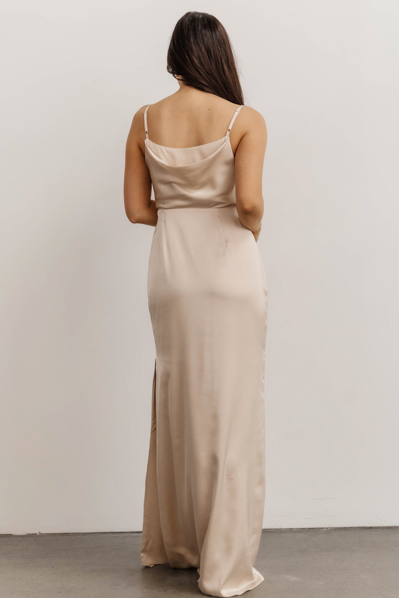 Sydney Satin Gown | Champagne - Baltic Born