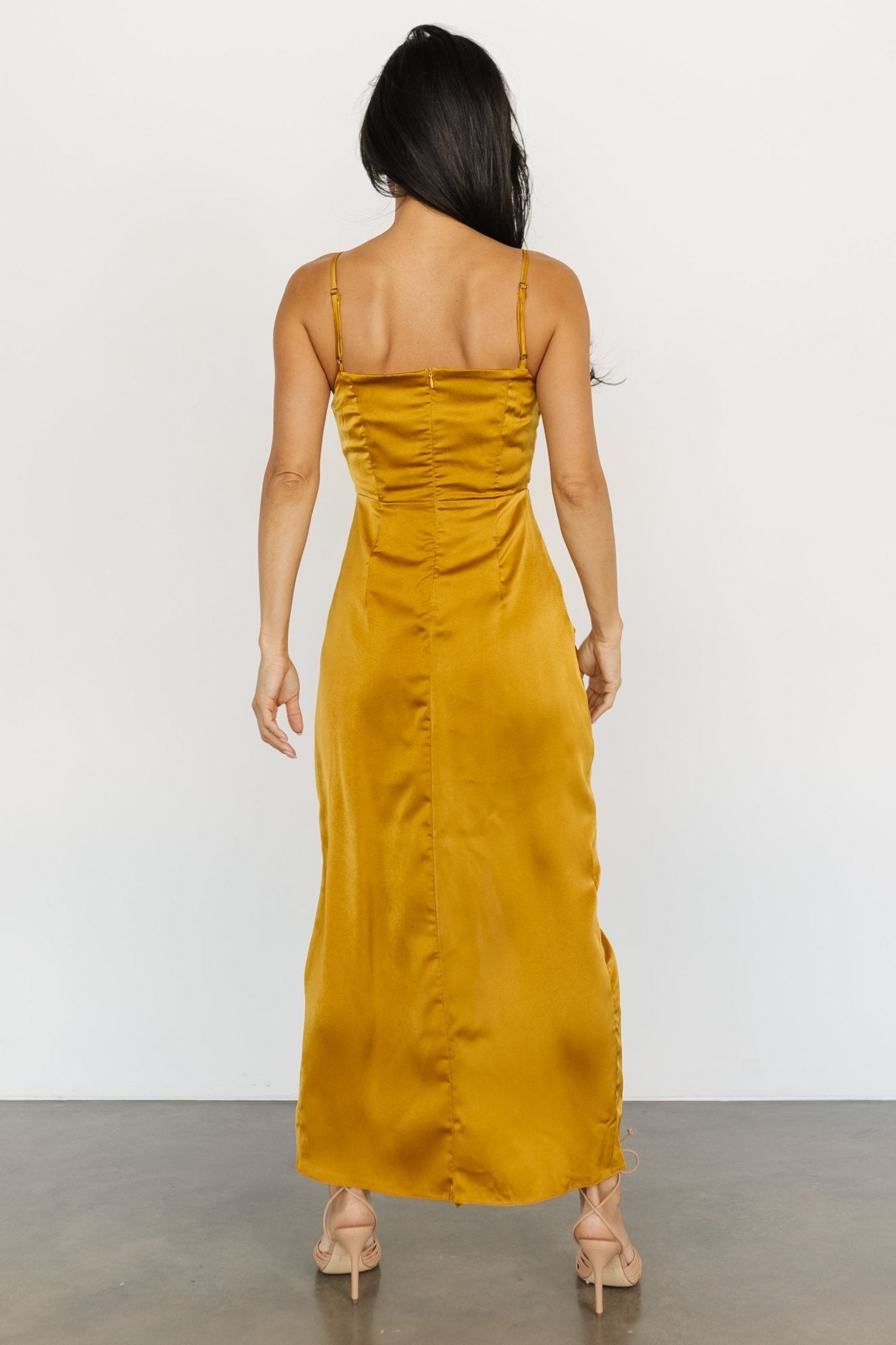 Thessaly Maxi Dress | Brushed Gold - Baltic Born