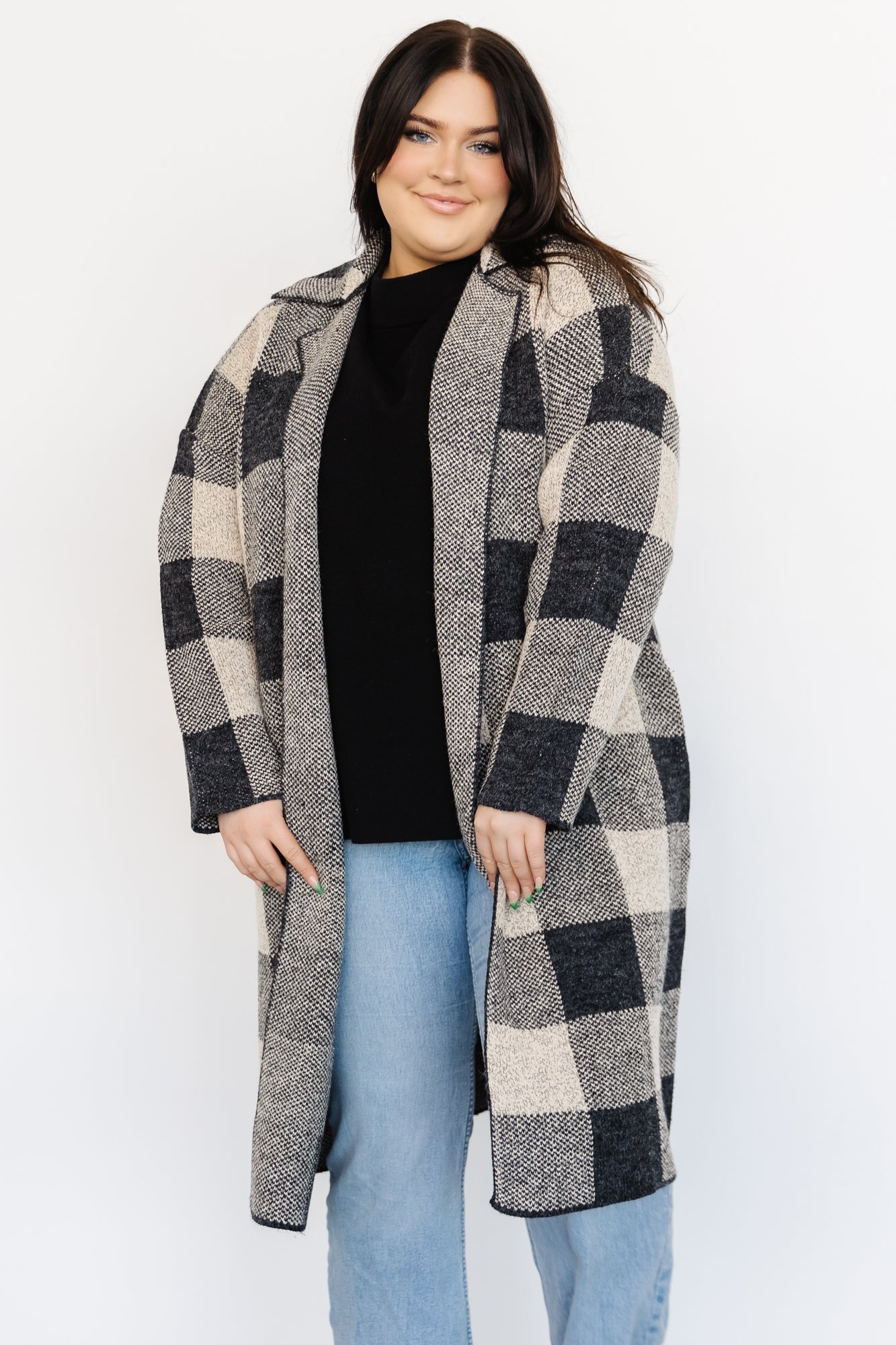 Toronto Cardigan | Black + Taupe - Baltic Born