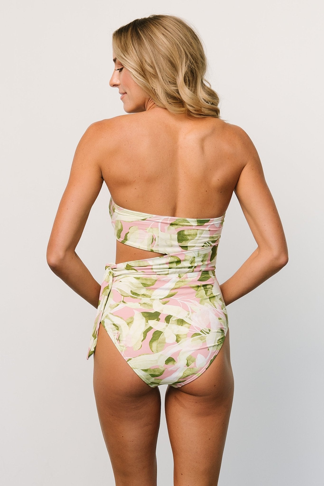 Trieste One Piece | Green + Pink - Baltic Born