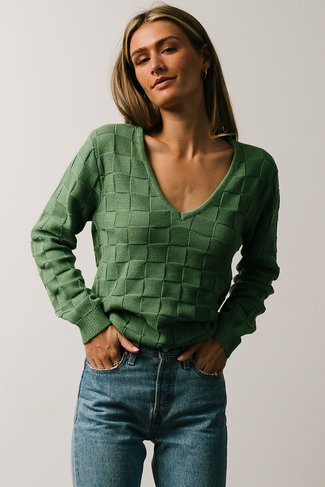 Troy Knit Sweater | Green - Baltic Born