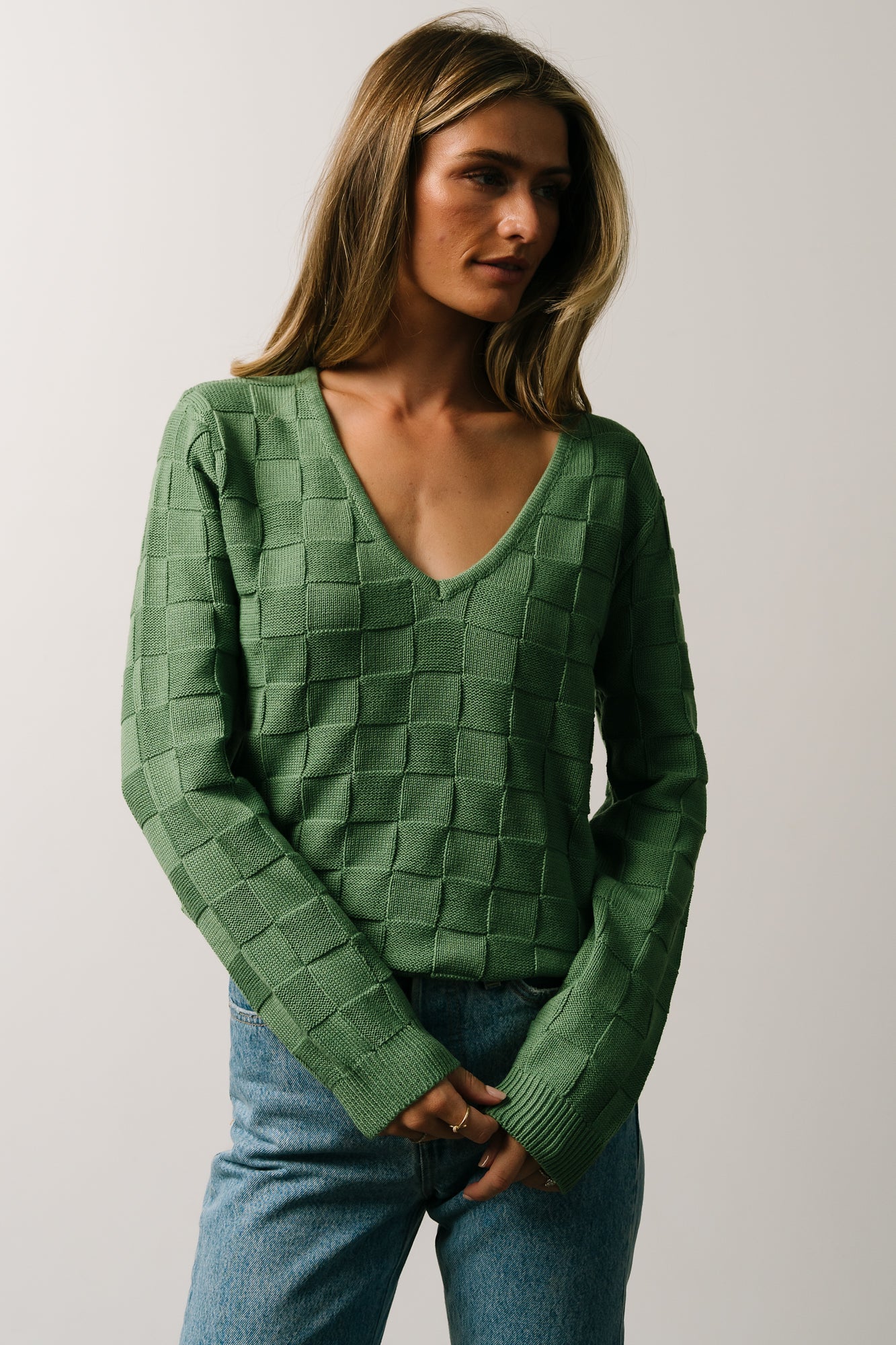 Troy Knit Sweater | Green - Baltic Born