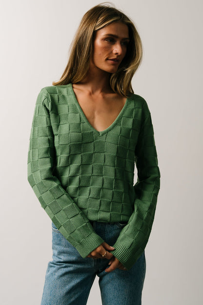 Troy Knit Sweater | Green - Baltic Born