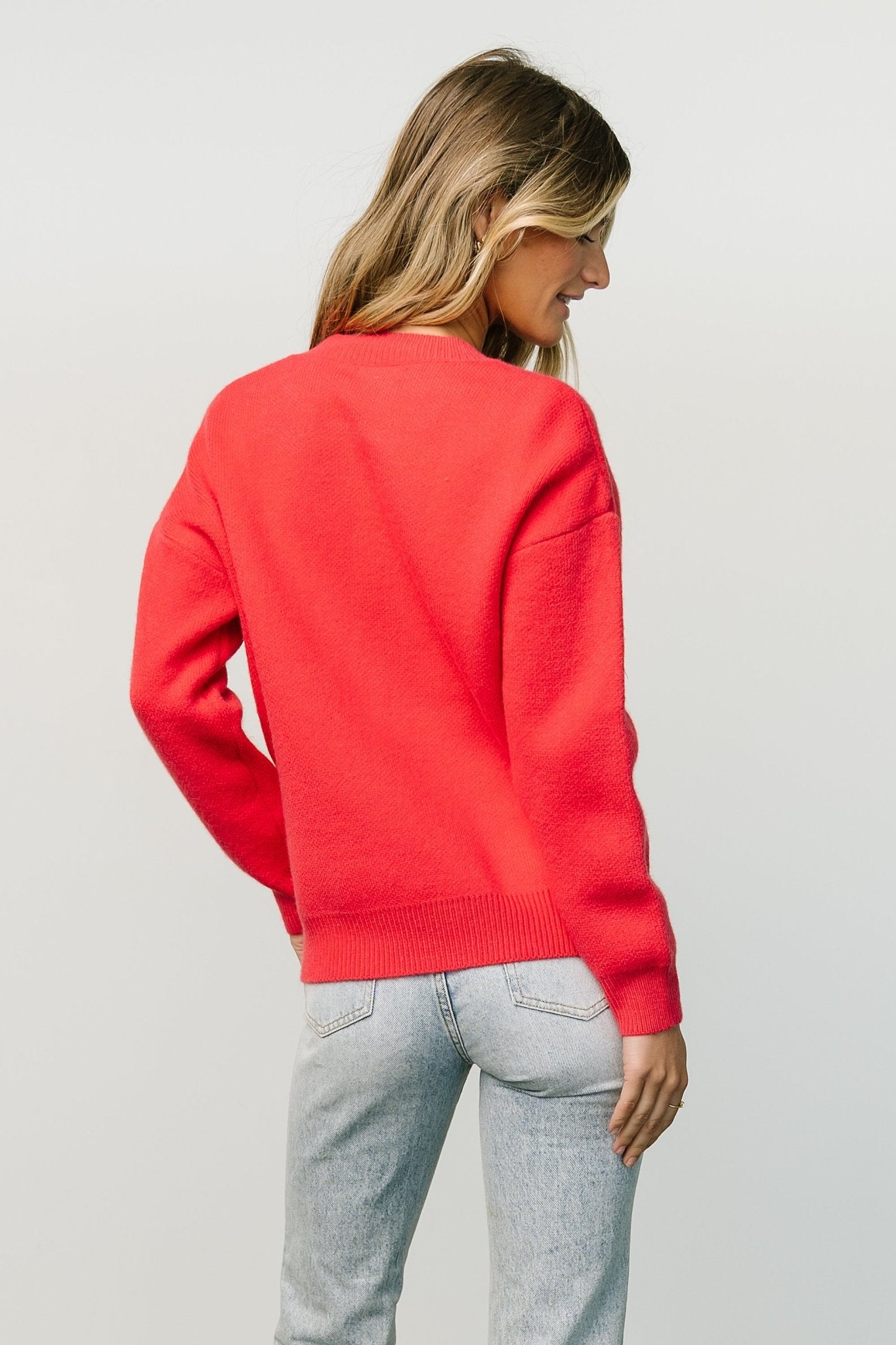 Tyson Knit Sweater | Cherry Red - Baltic Born