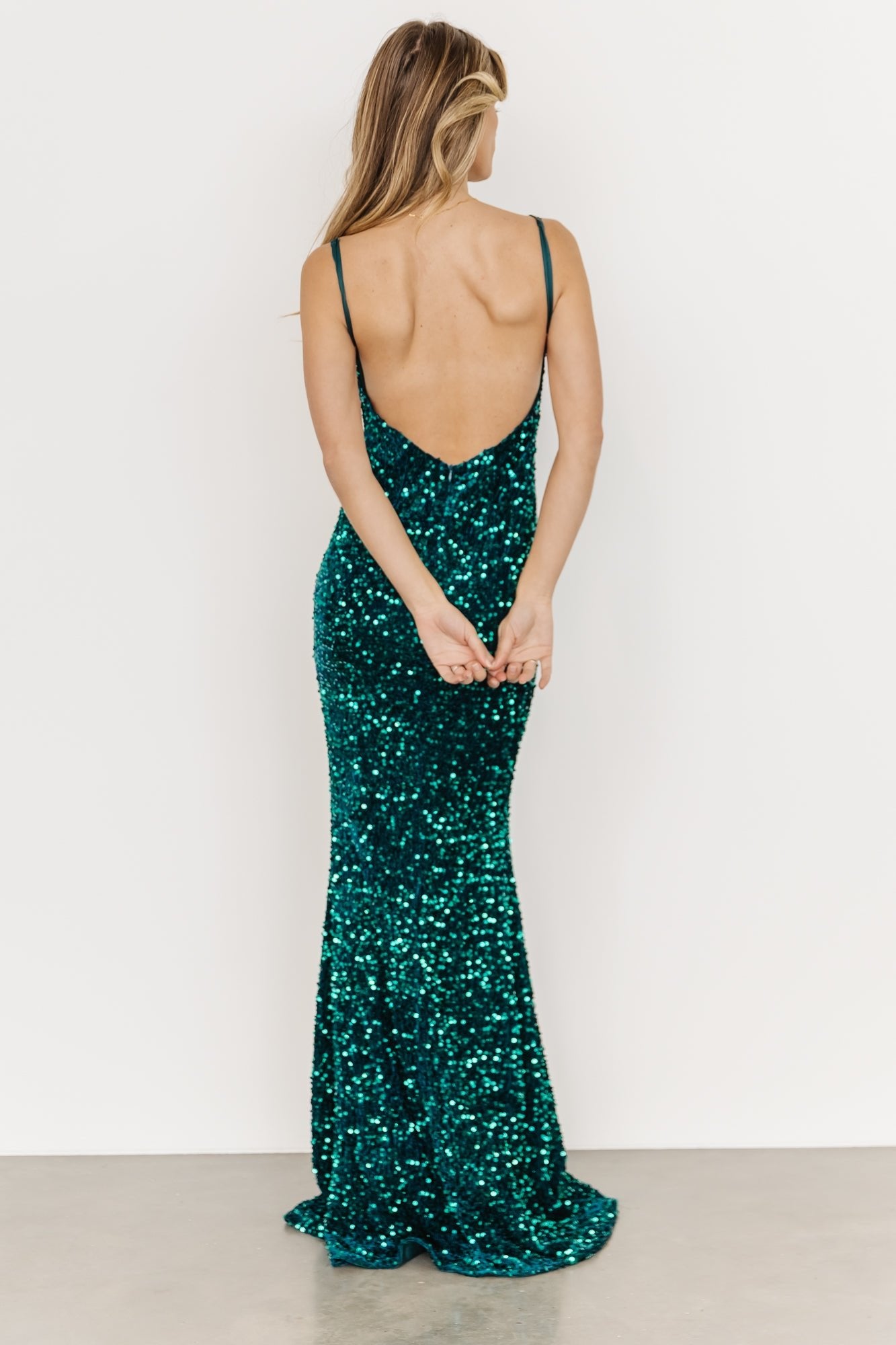 Valdez Sequin Bodycon Gown | Topaz - Baltic Born