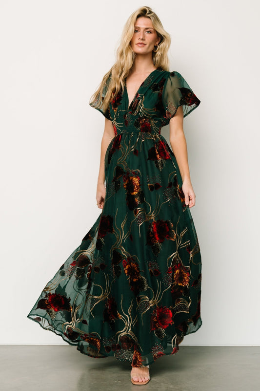 Valen Maxi Dress | Jade Multi - Baltic Born