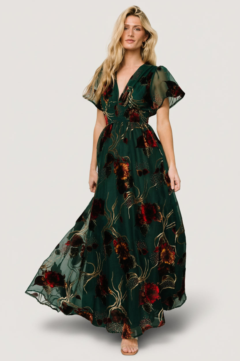 Valen Maxi Dress | Jade Multi | Baltic Born