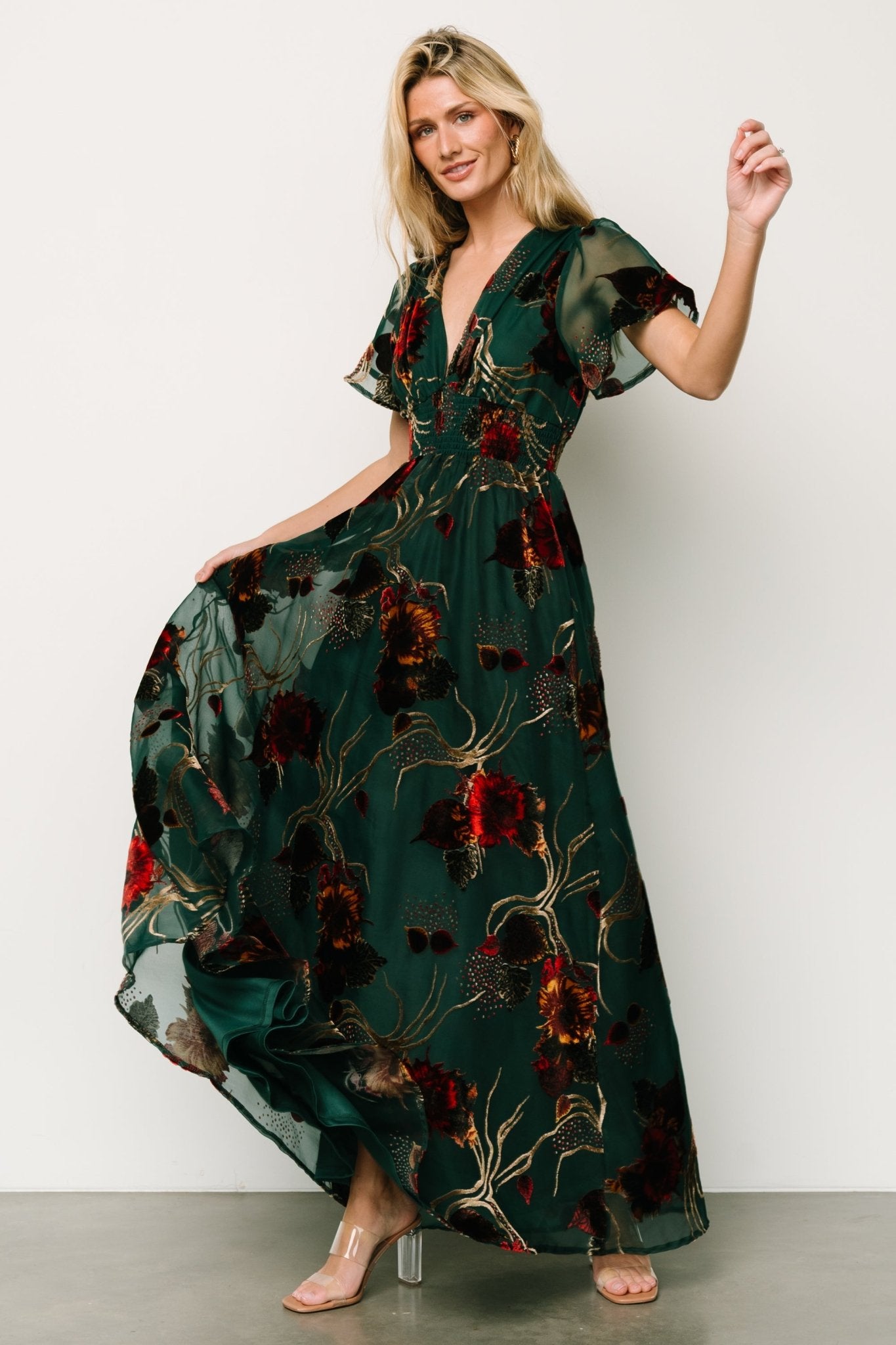 Valen Maxi Dress | Jade Multi – Baltic Born