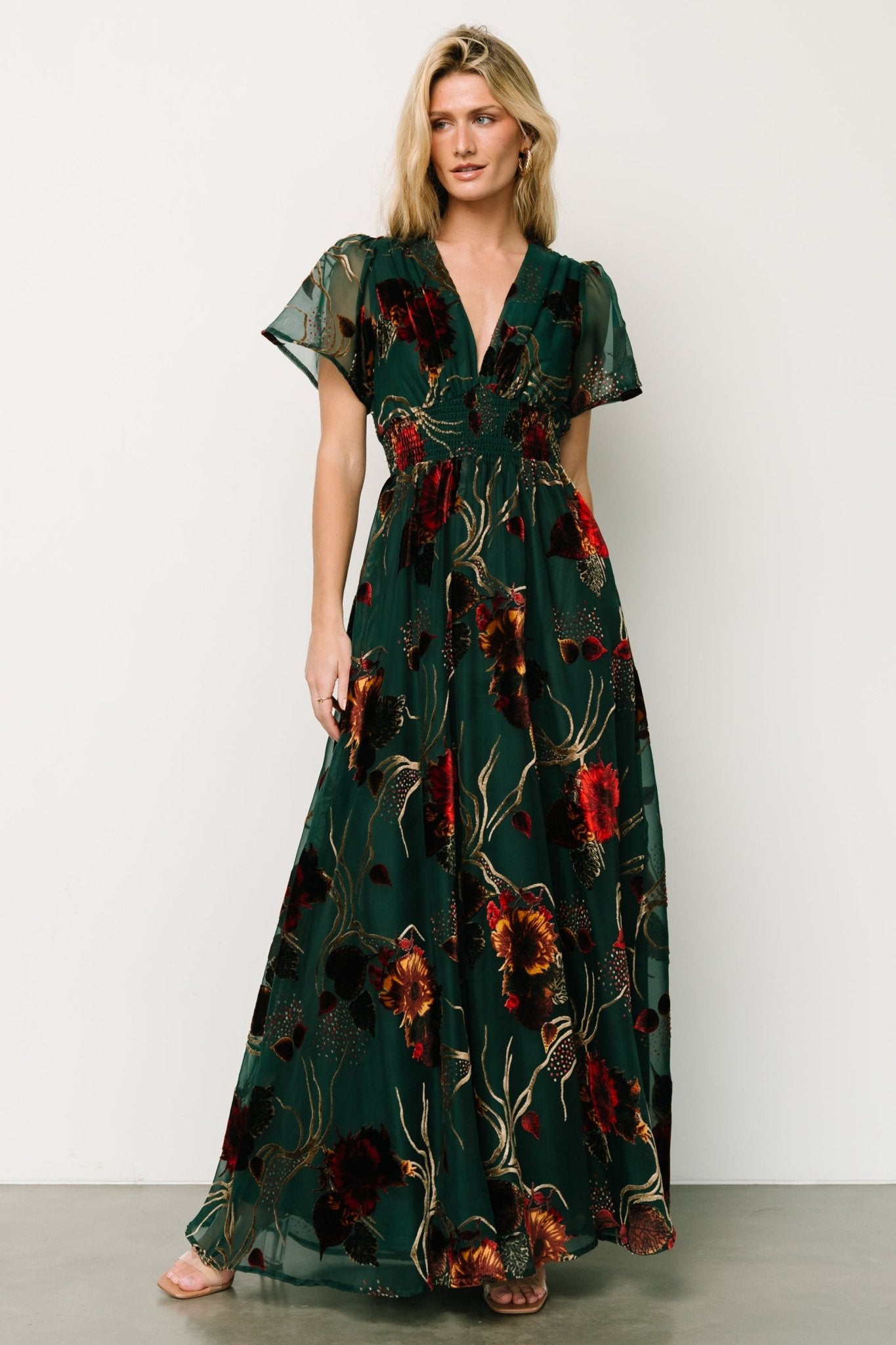 Valen Maxi Dress | Jade Multi – Baltic Born