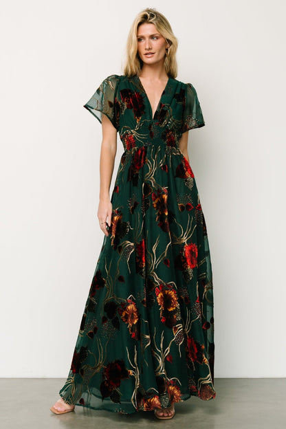 Valen Maxi Dress | Jade Multi - Baltic Born