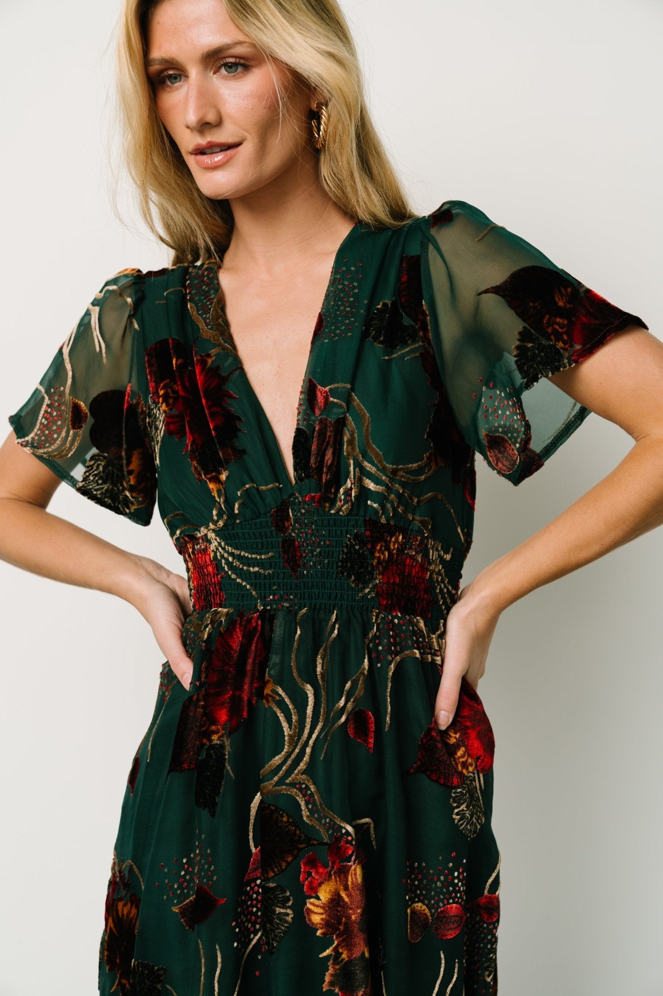 Valen Maxi Dress | Jade Multi – Baltic Born