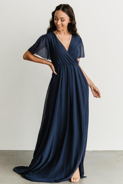 Vaughnie Maxi Dress | Navy - Baltic Born