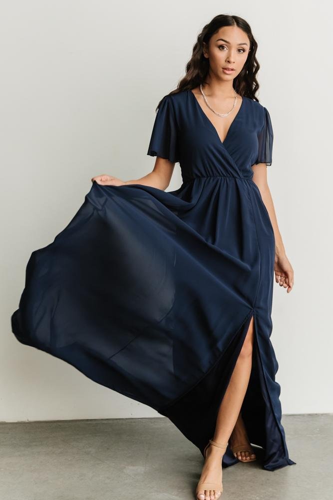 Vaughnie Maxi Dress | Navy - Baltic Born