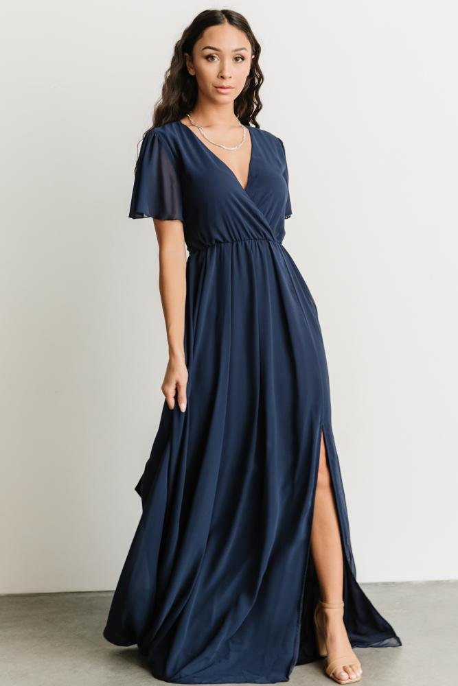 Vaughnie Maxi Dress | Navy - Baltic Born