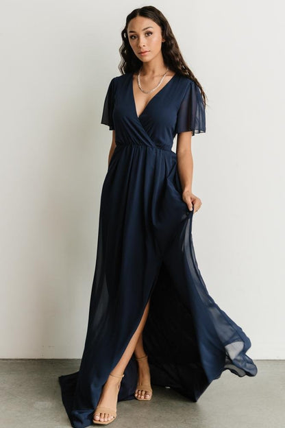 Vaughnie Maxi Dress | Navy - Baltic Born