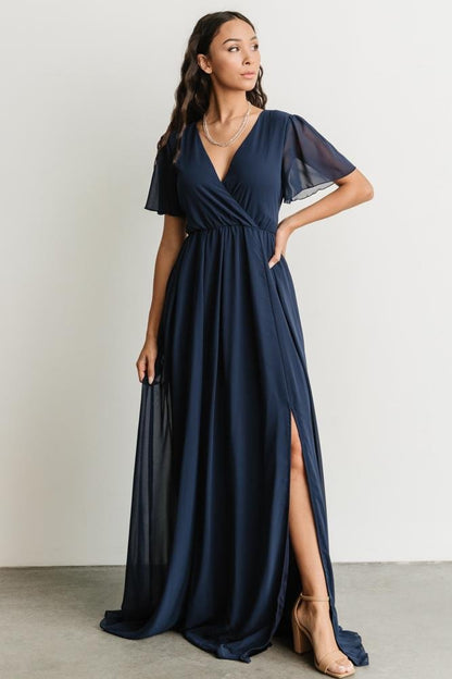 Vaughnie Maxi Dress | Navy - Baltic Born