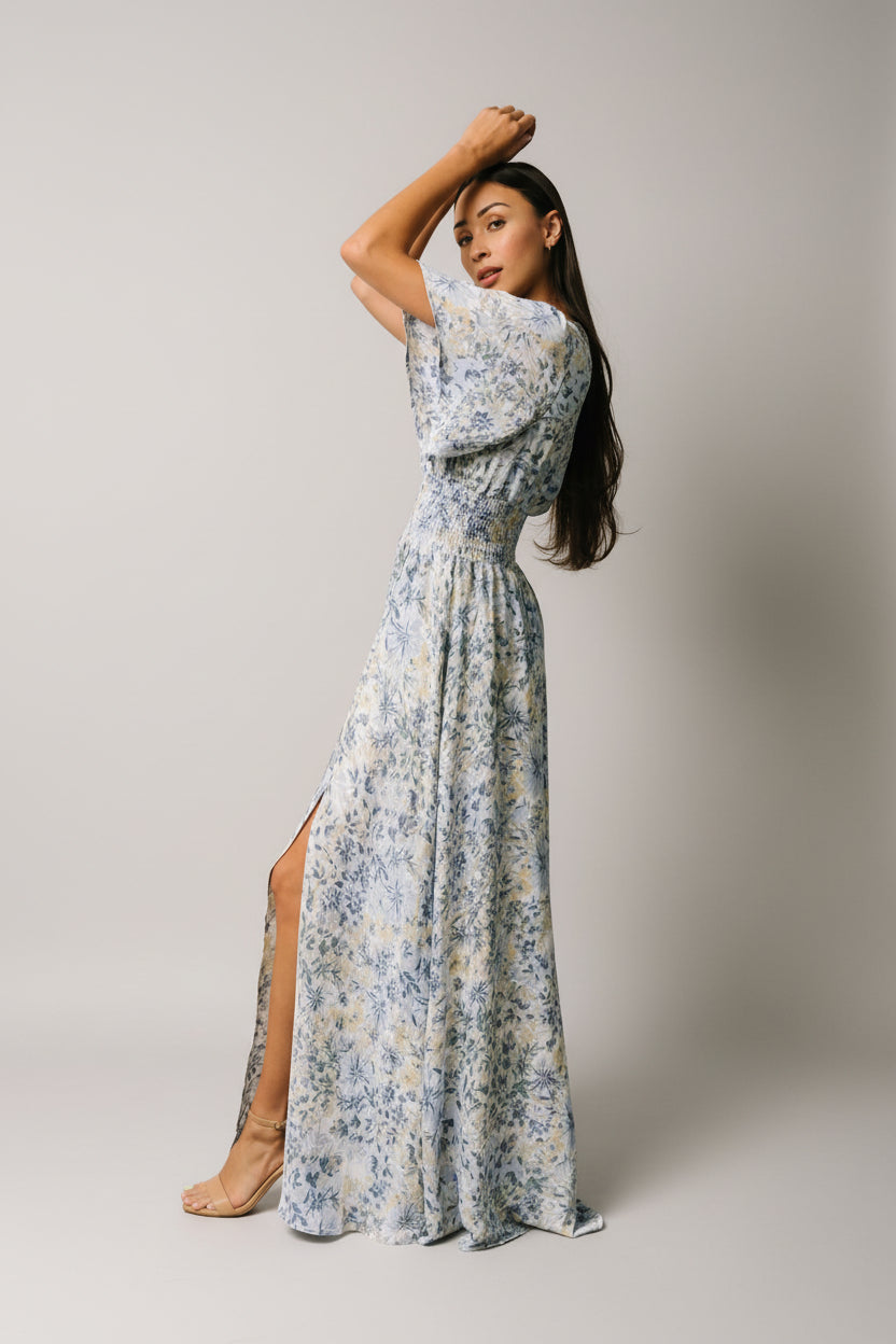 Sophina Floral Smocked Maxi Dress