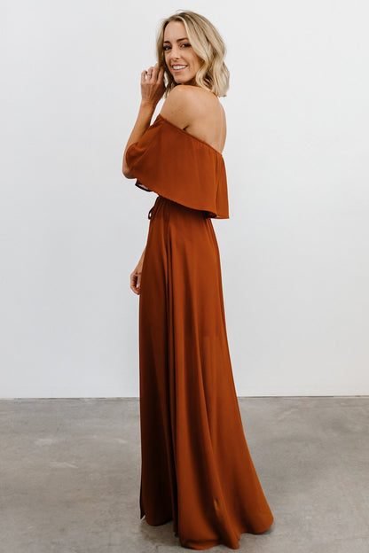 Victoria Off Shoulder Maxi Dress | Spice - Baltic Born