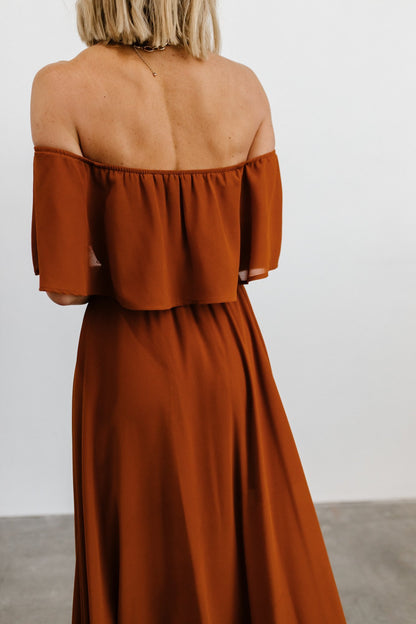 Victoria Off Shoulder Maxi Dress | Spice - Baltic Born