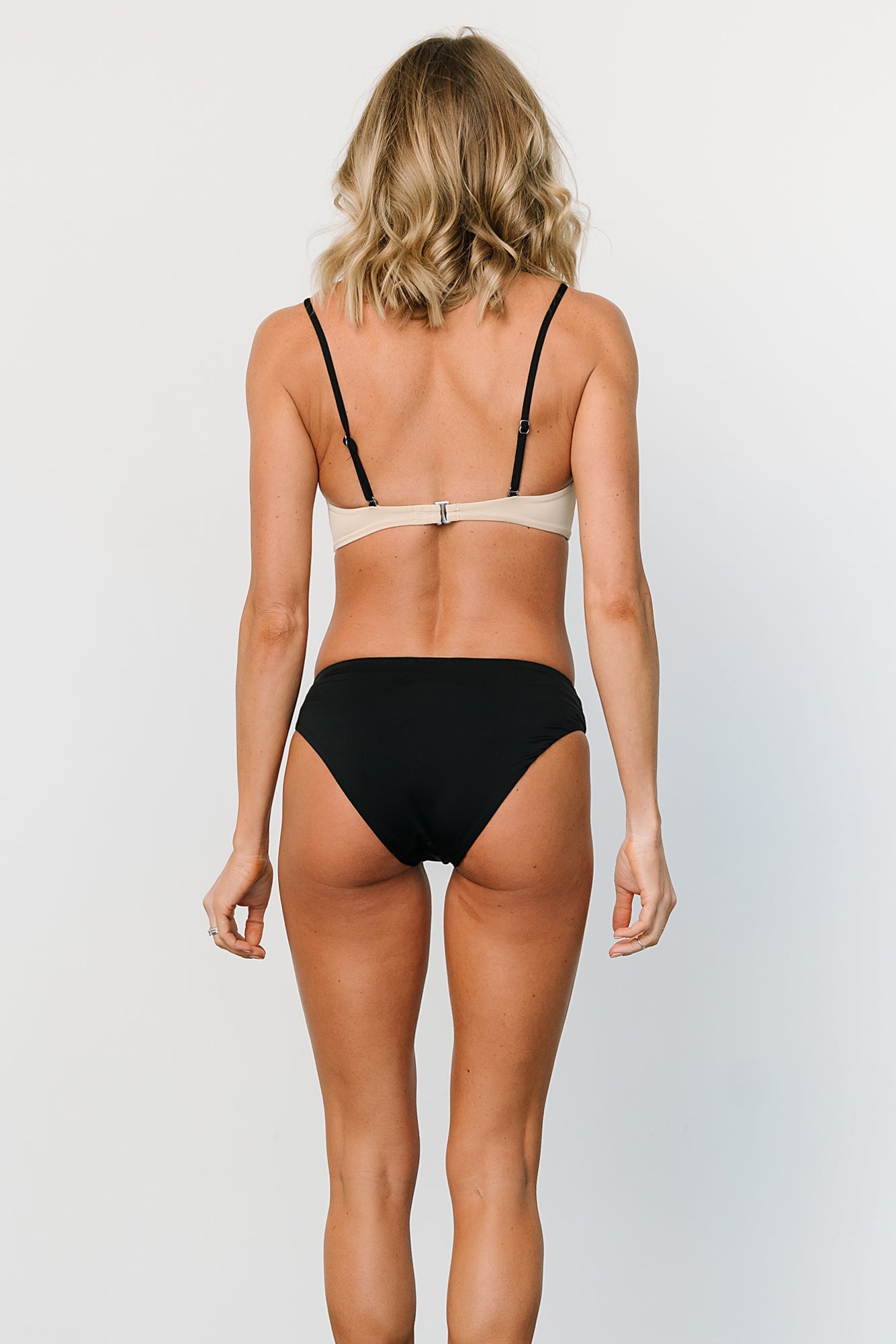 Vixen Bikini Bottom | Black + Sand - Baltic Born