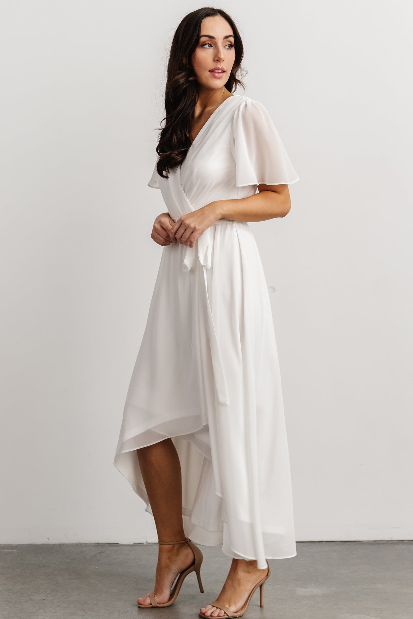 Waverly Wrap Dress | Ivory - Baltic Born